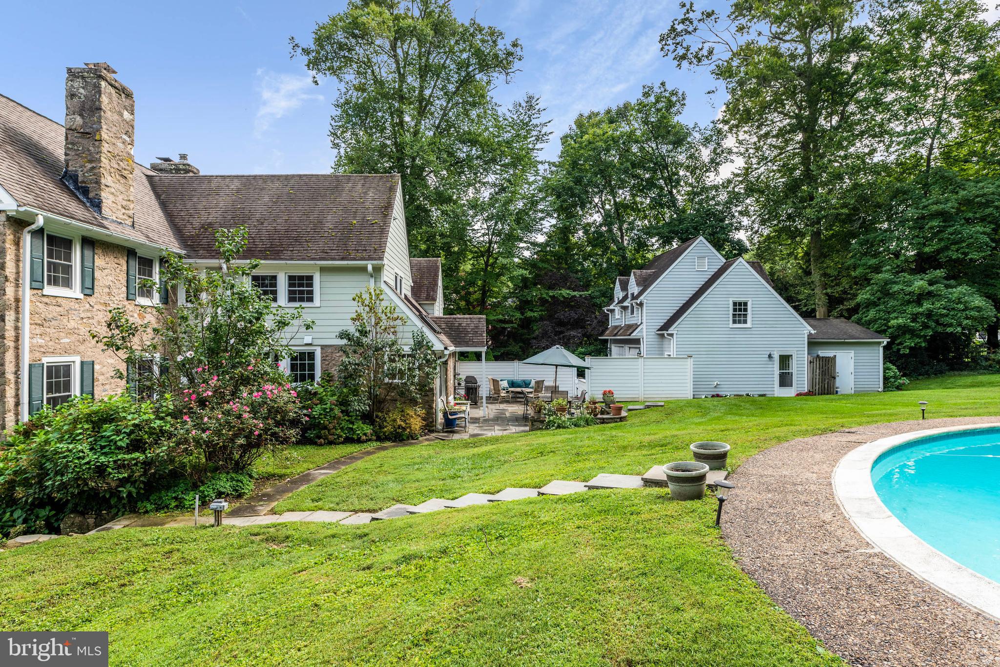 795 Harrison Road Villanova, PA 19085 - Photo 40 of 55 Path to Pool