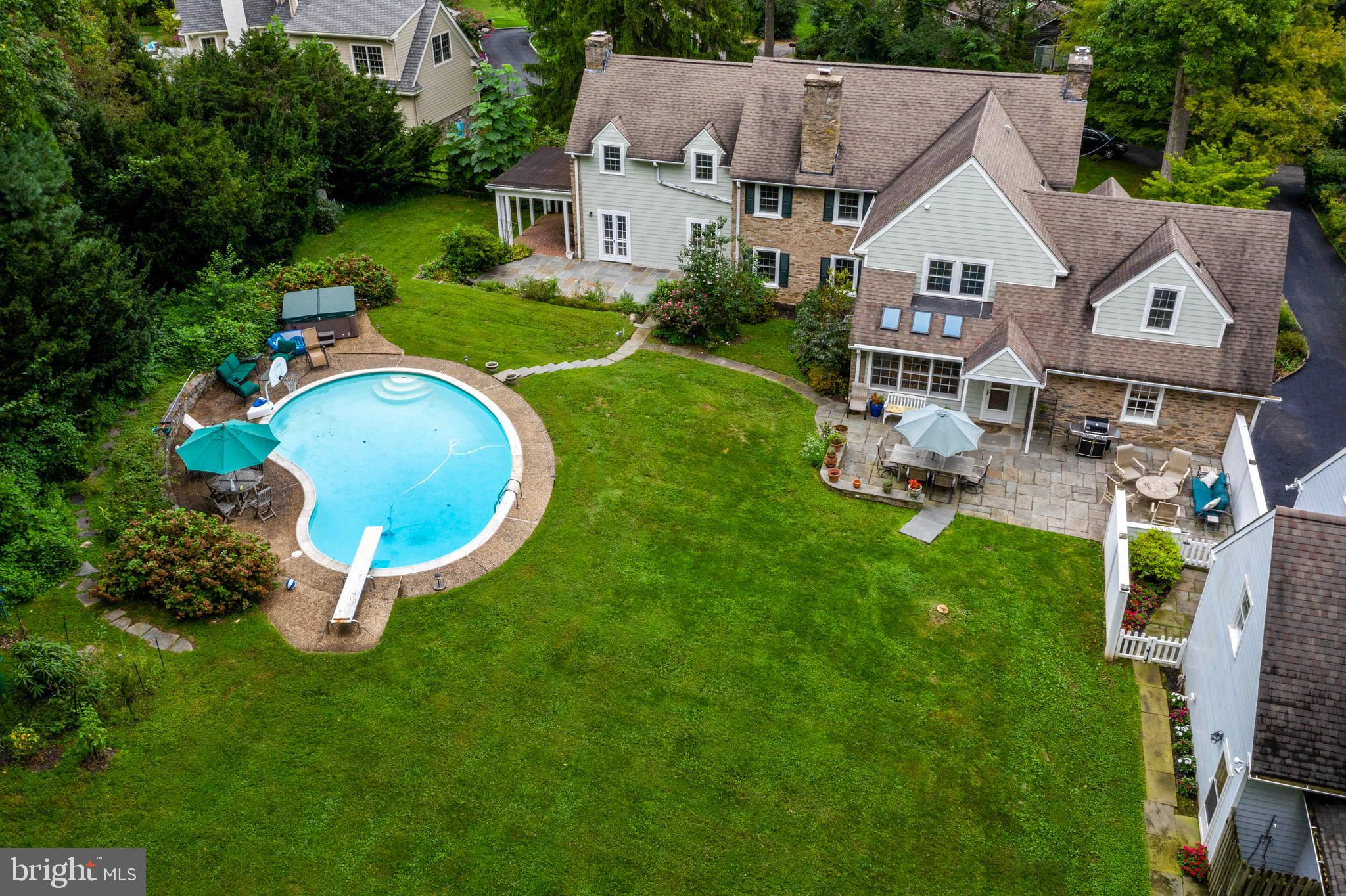 795 Harrison Road Villanova, PA 19085 - Photo 50 of 55 Full View of Back of Property