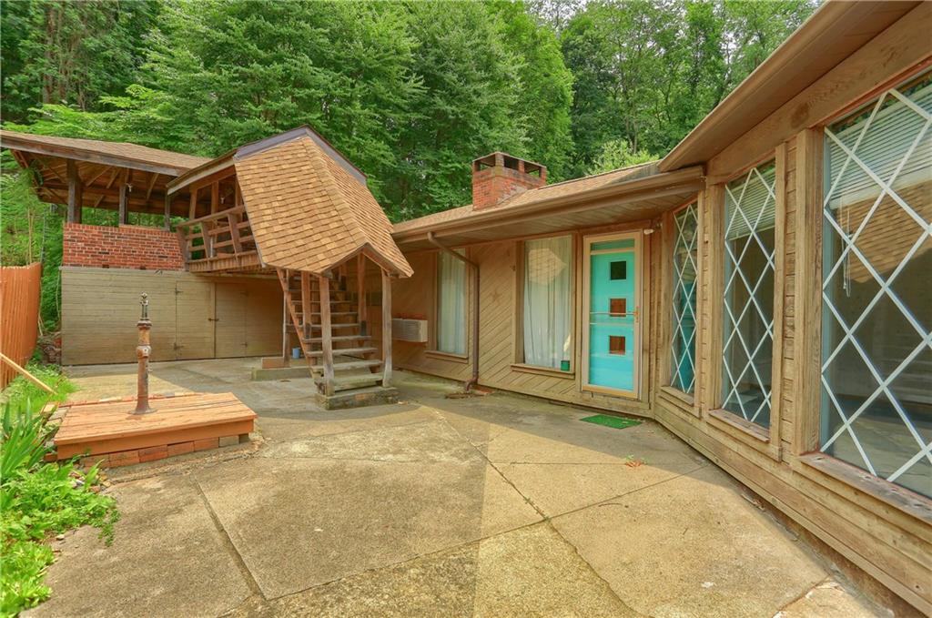 6 Quarry Road Sewickley, PA 15143 - Photo 14 of 22 COOL PATIO WITH STAIRWAY TO GAZEBO, THERE IS A 18X12 STORAGE SHED UNDER GAZEBO