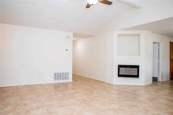 an empty room with a empty space