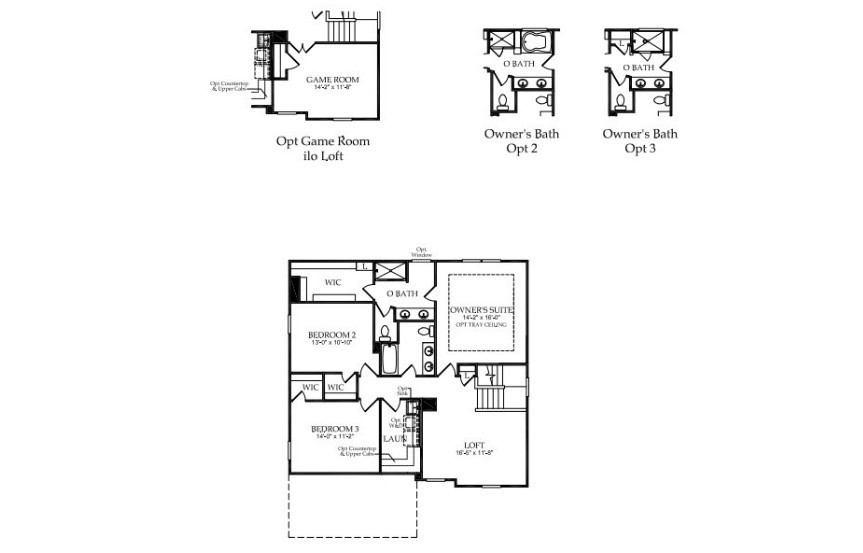 123 Harvest Hill Pooler, GA 31322 - Photo 75 of 75 2ND FLOOR PLAN