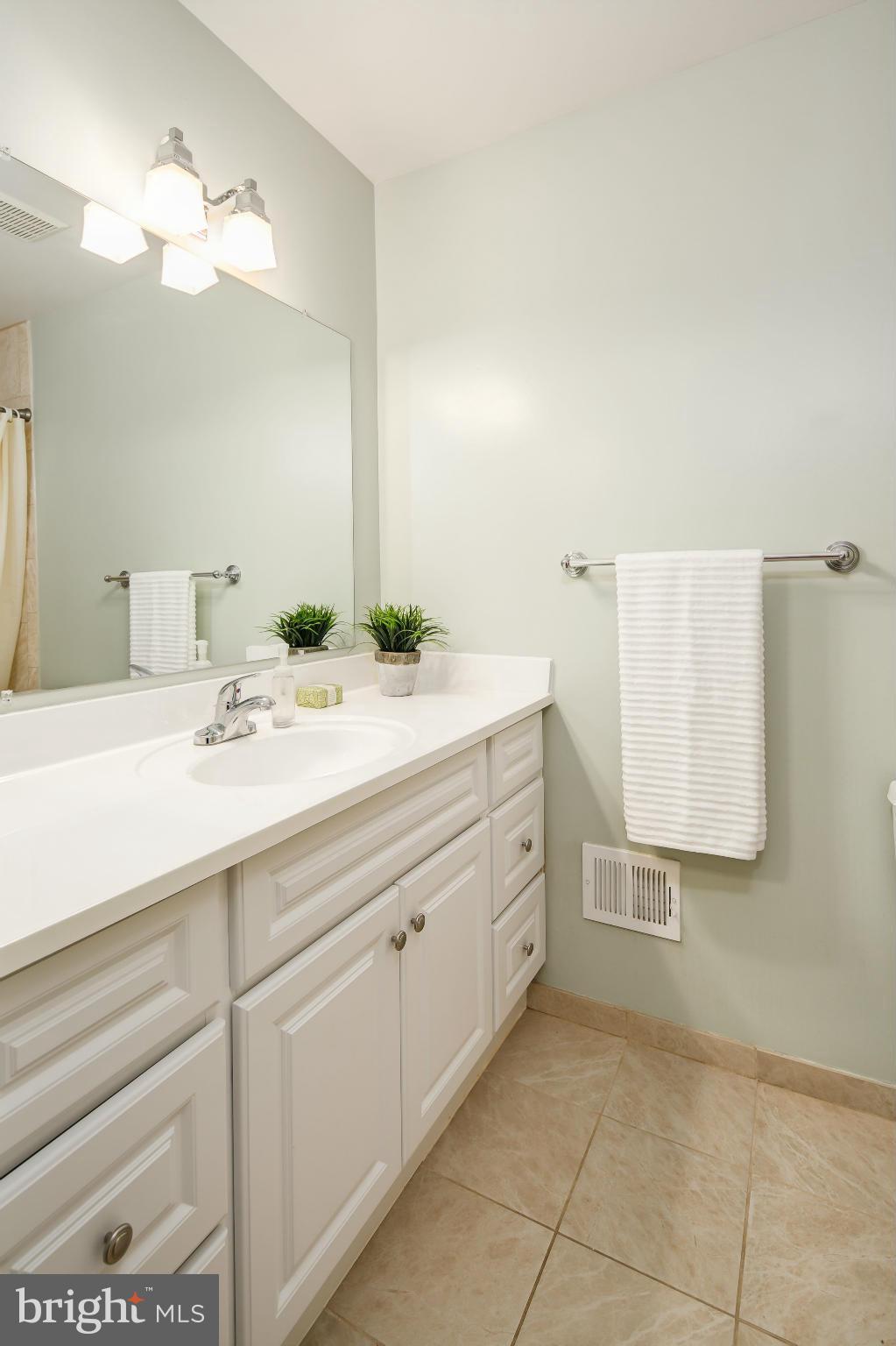 2309 November Lane Reston, VA 20191 - Photo 19 of 29 a bathroom with a sink and a mirror