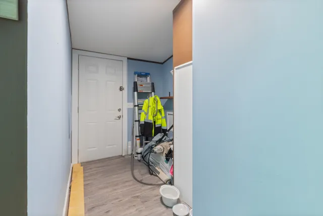 a view of a storage & utility room