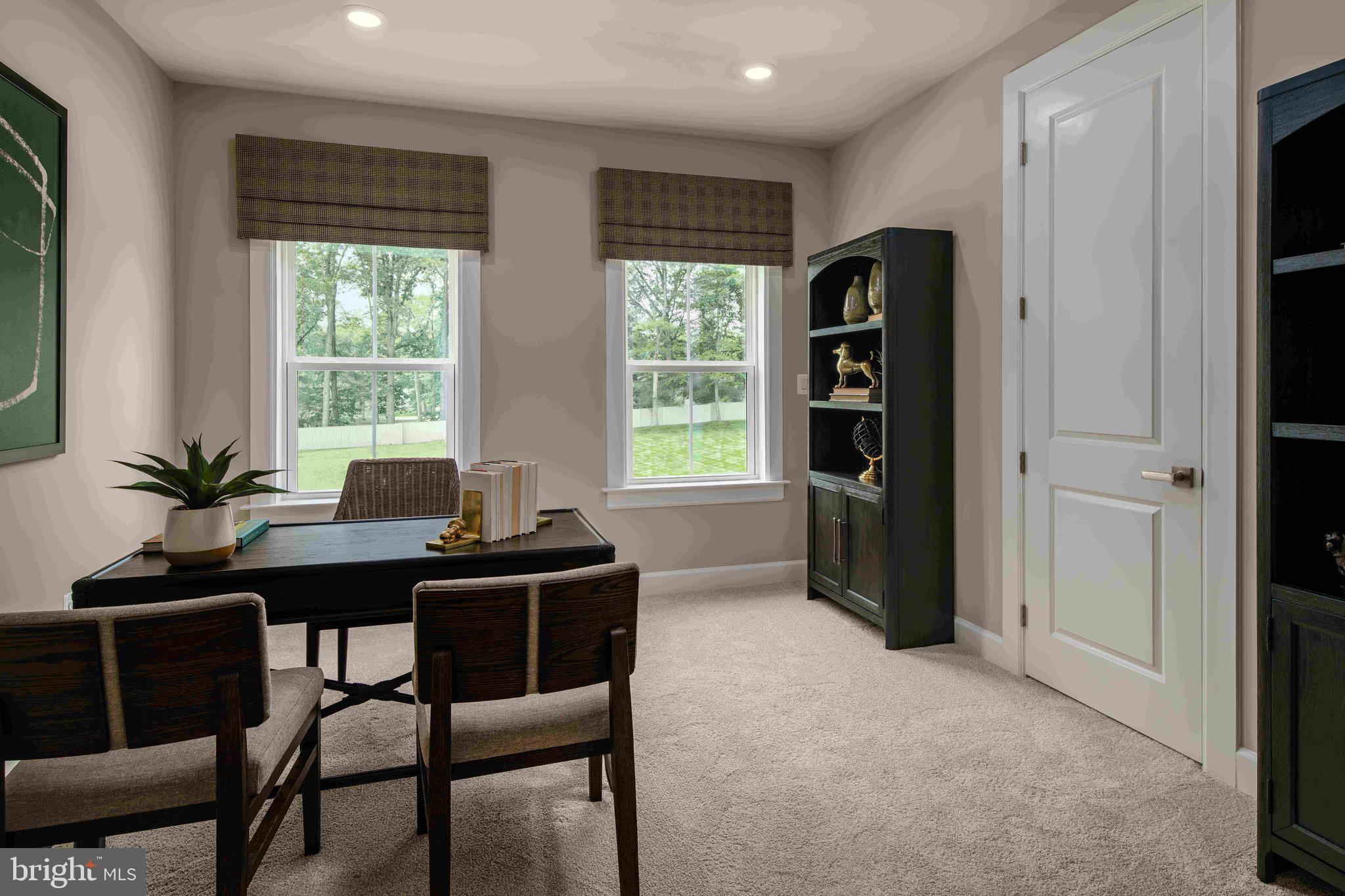 9676 Wishing Well Lane Ellicott City, MD 21042 - Photo 13 of 25 a view of a workspace with a window and dining table chair