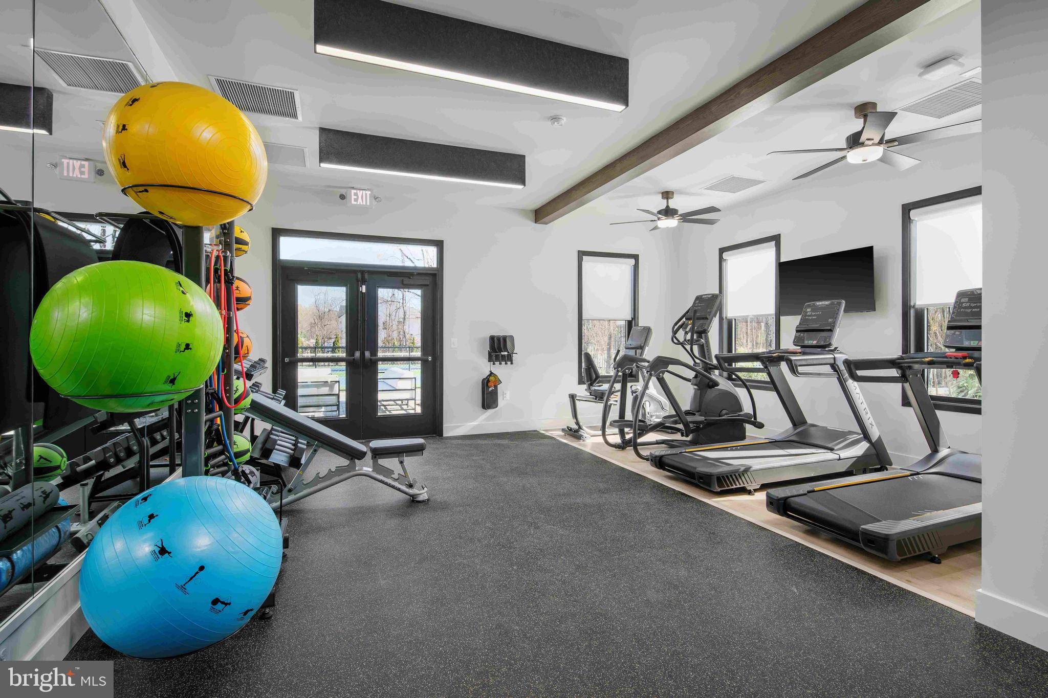 9676 Wishing Well Lane Ellicott City, MD 21042 - Photo 24 of 25 a room with gym equipment