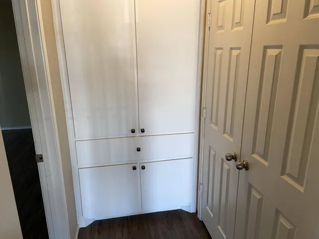 a view of a closet