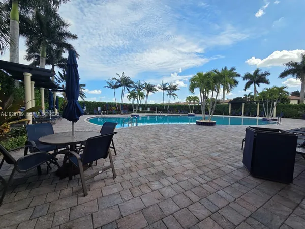 a view of outdoor space with seating area and entertaining space