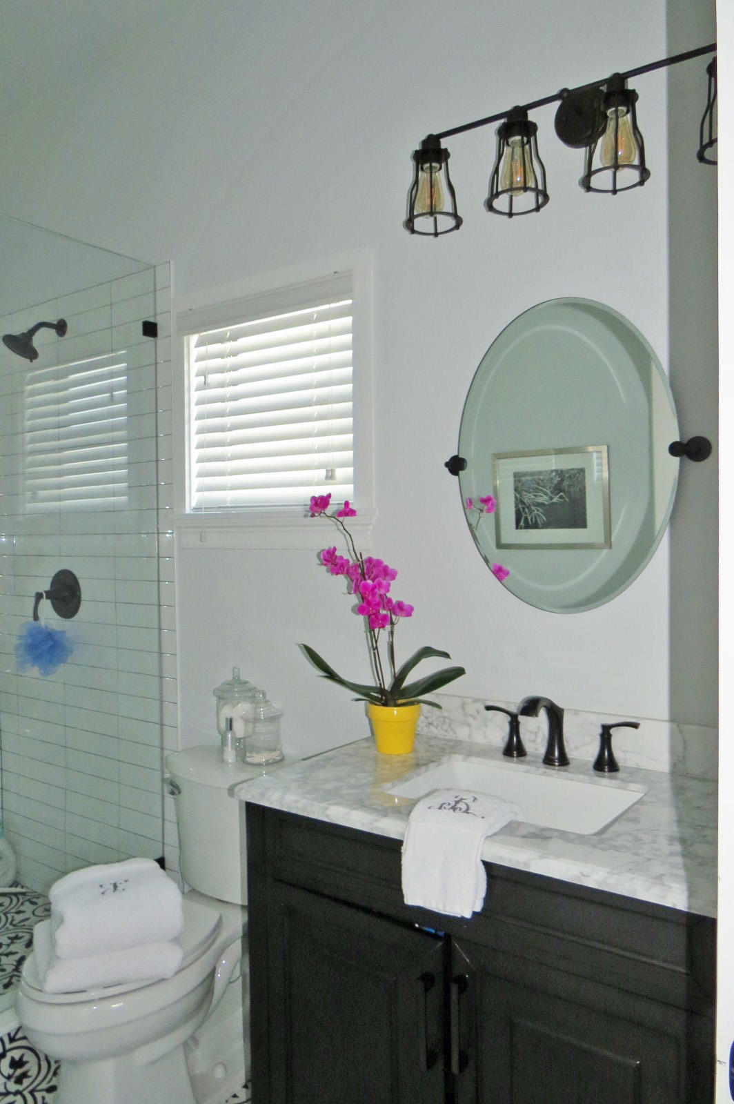 7 Cindy Place Key Largo, FL 33037 - Photo 24 of 31 a bathroom with a sink mirror and toilet