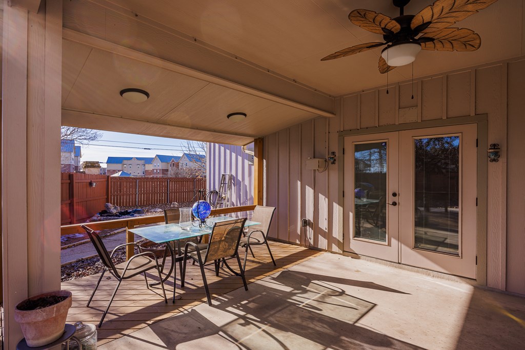 1922 Weston Loop Kerrville, TX 78028 - Photo 20 of 22 a view of a dining room with furniture and window