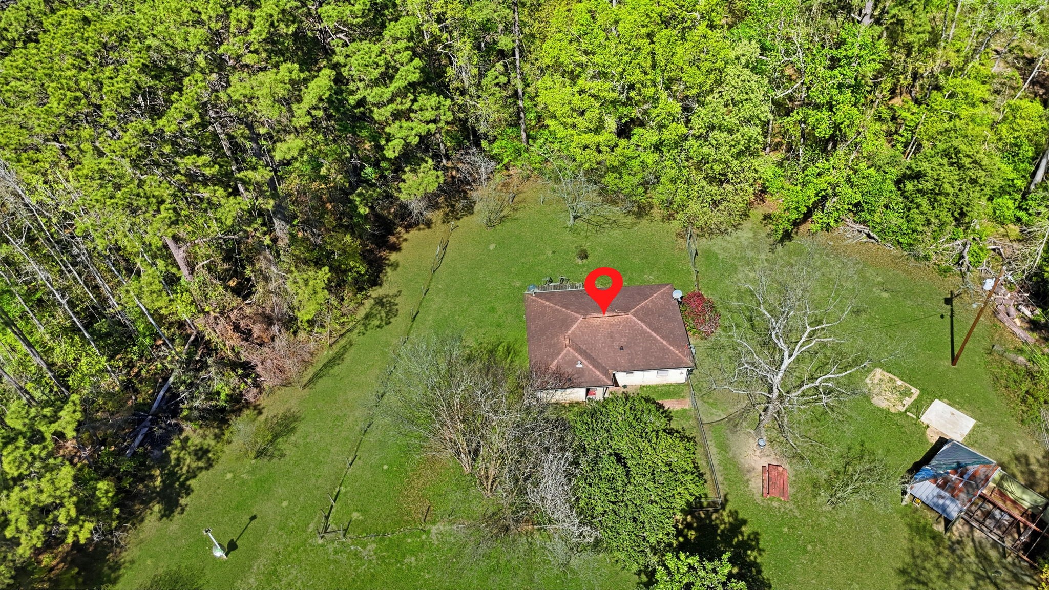 7555 Fm 1725 Road Coldspring, TX 77331 - Photo 31 of 31 a aerial view of a house