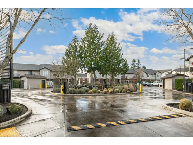 a view of a lake with houses