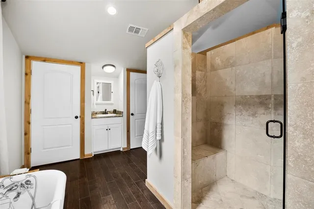 a very nice looking room with a large window