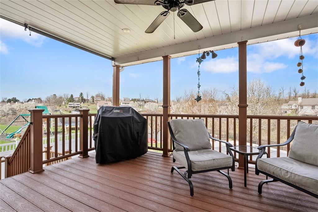 172 Valley Fields Drive Pittsburgh, PA 15239 - Photo 22 of 41 a view of a balcony with furniture
