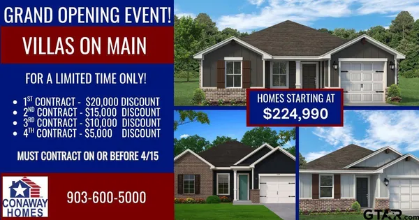 $244,990 | 1710 Meadow Lane, Whitehouse, TX 75791