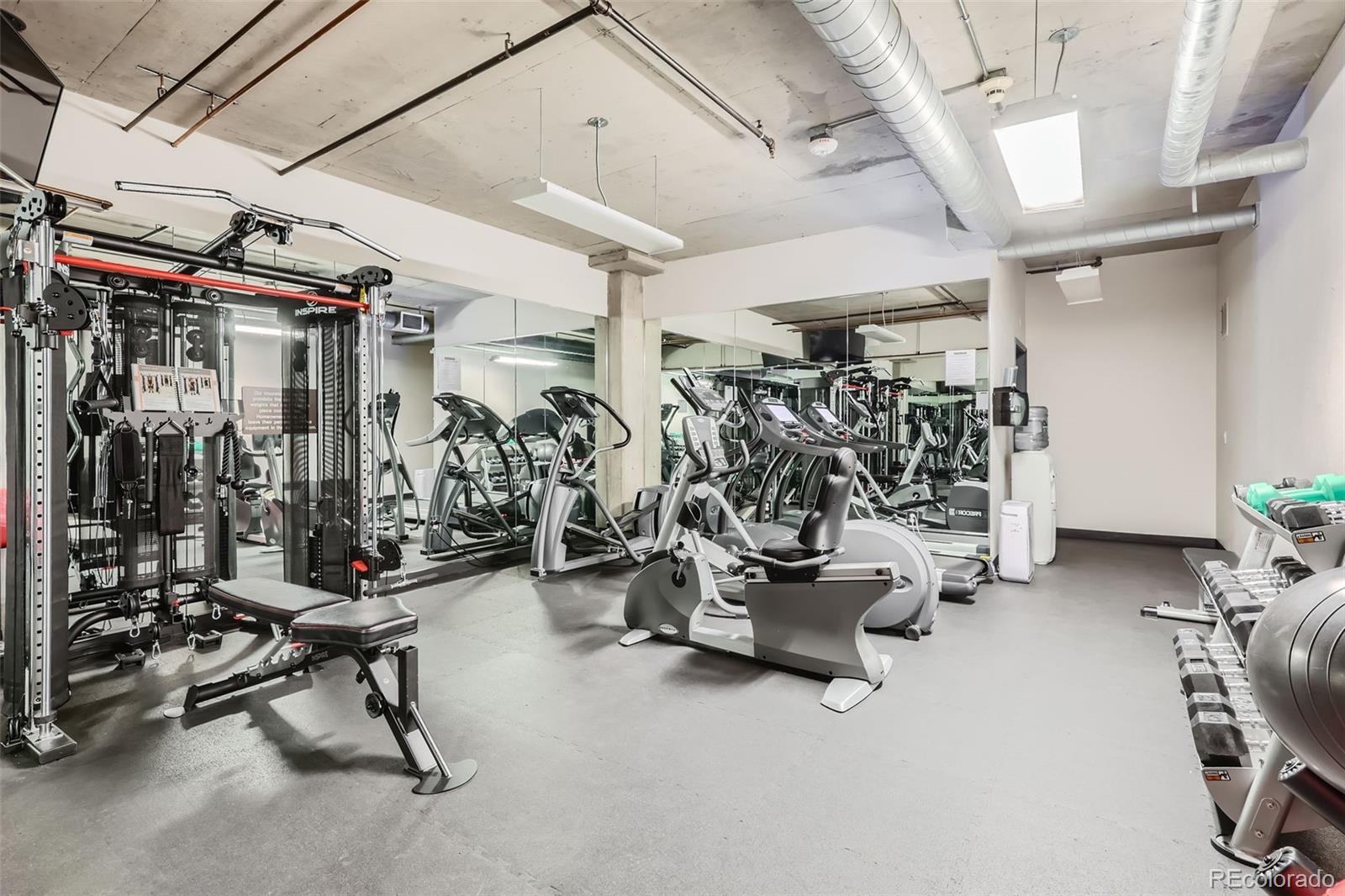 1499 Blake Street, Unit 5I Denver, CO 80202 - Photo 20 of 28 a view of a room with gym equipment