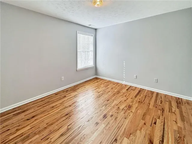 wooden floor in a room