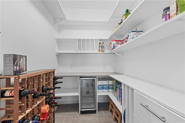 a view of storage and utility room