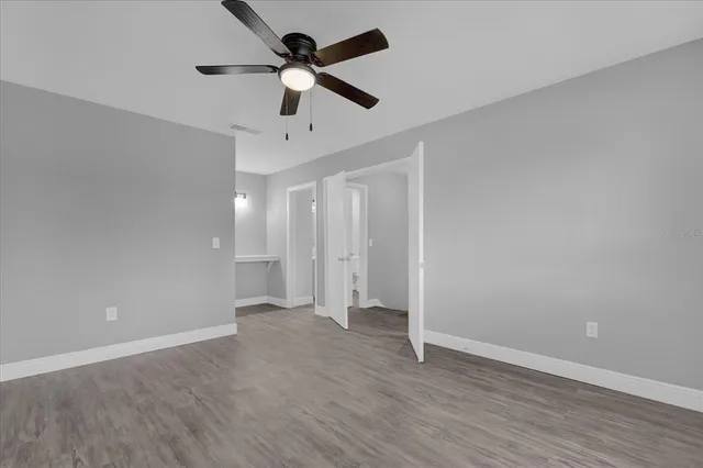 wooden floor in an empty room