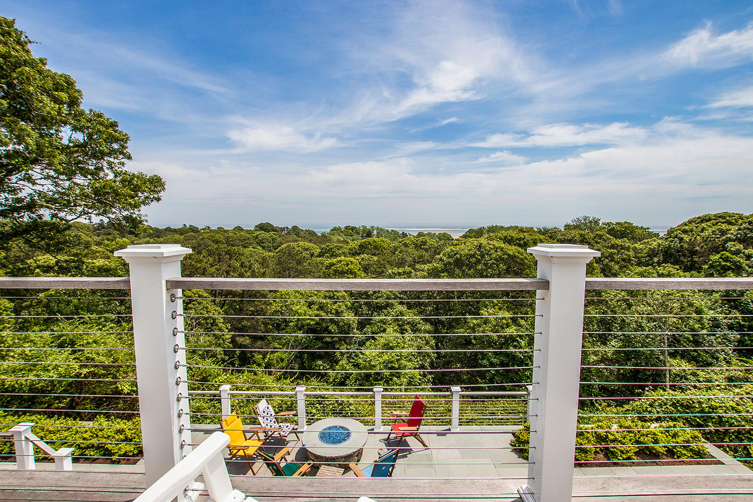 107 Captains Walk Chatham, MA 02650 - Photo 33 of 51 a view of a city from a balcony