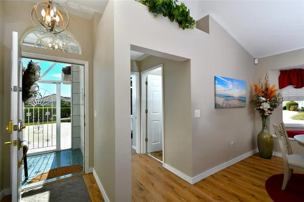 a view of a livingroom with furniture
