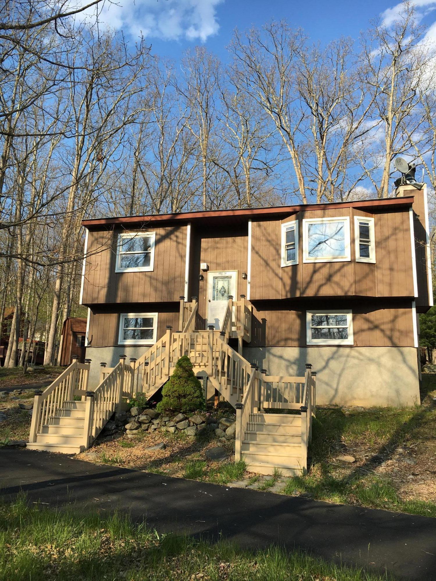 6229 Decker Road Bushkill, PA 18324 - Photo 1 of 15 a view of swimming pool with outdoor seating