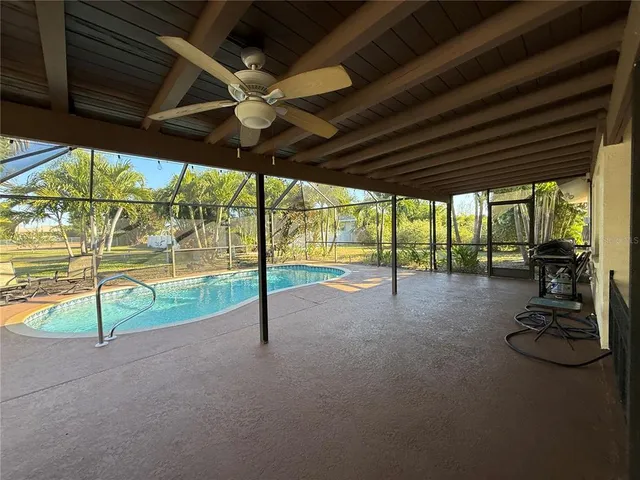a view of a room with porch and patio