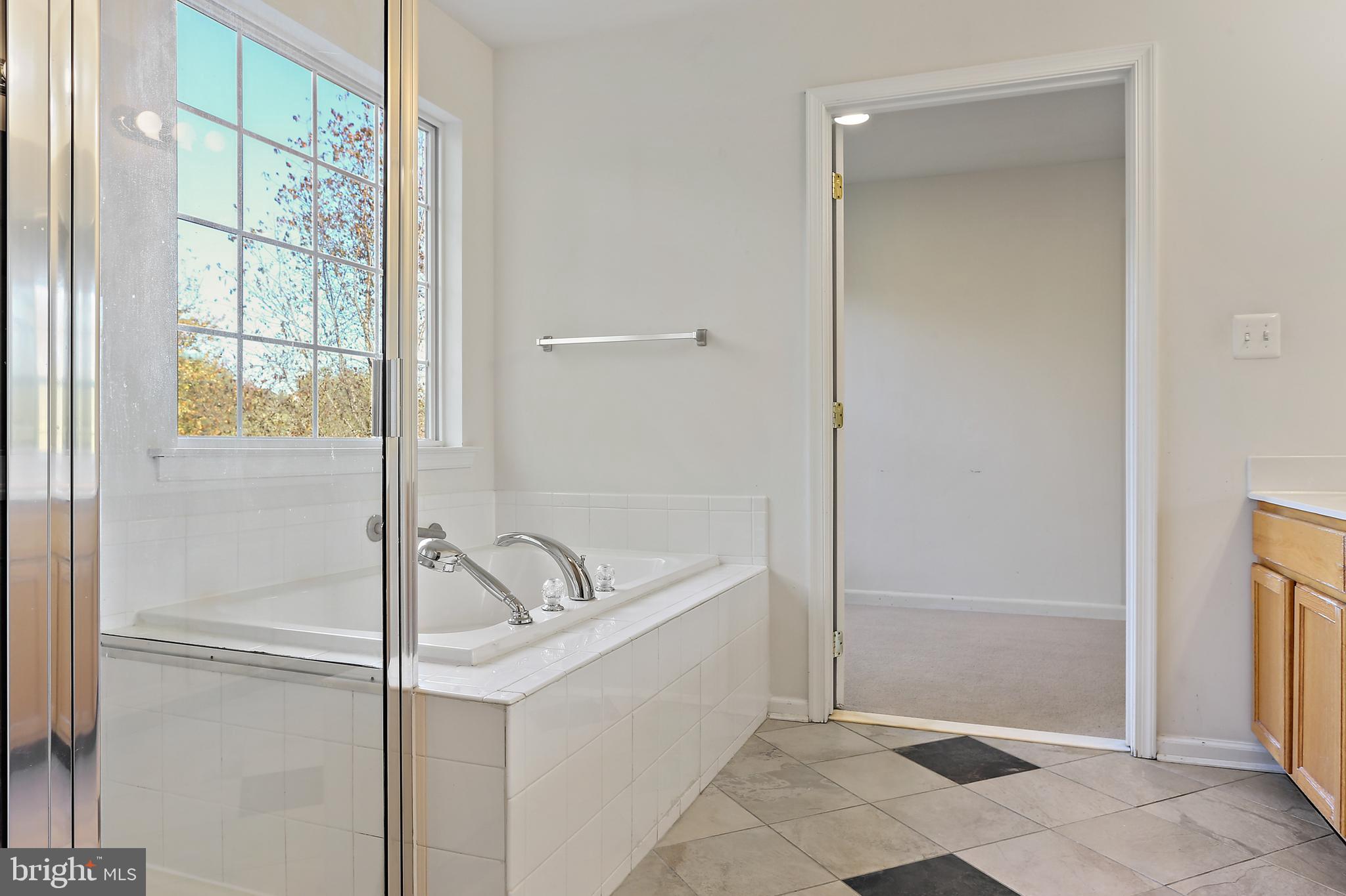 8680 Ridge Road Ellicott City, MD 21043 - Photo 21 of 43 Primary Bath with shower & soaking tub