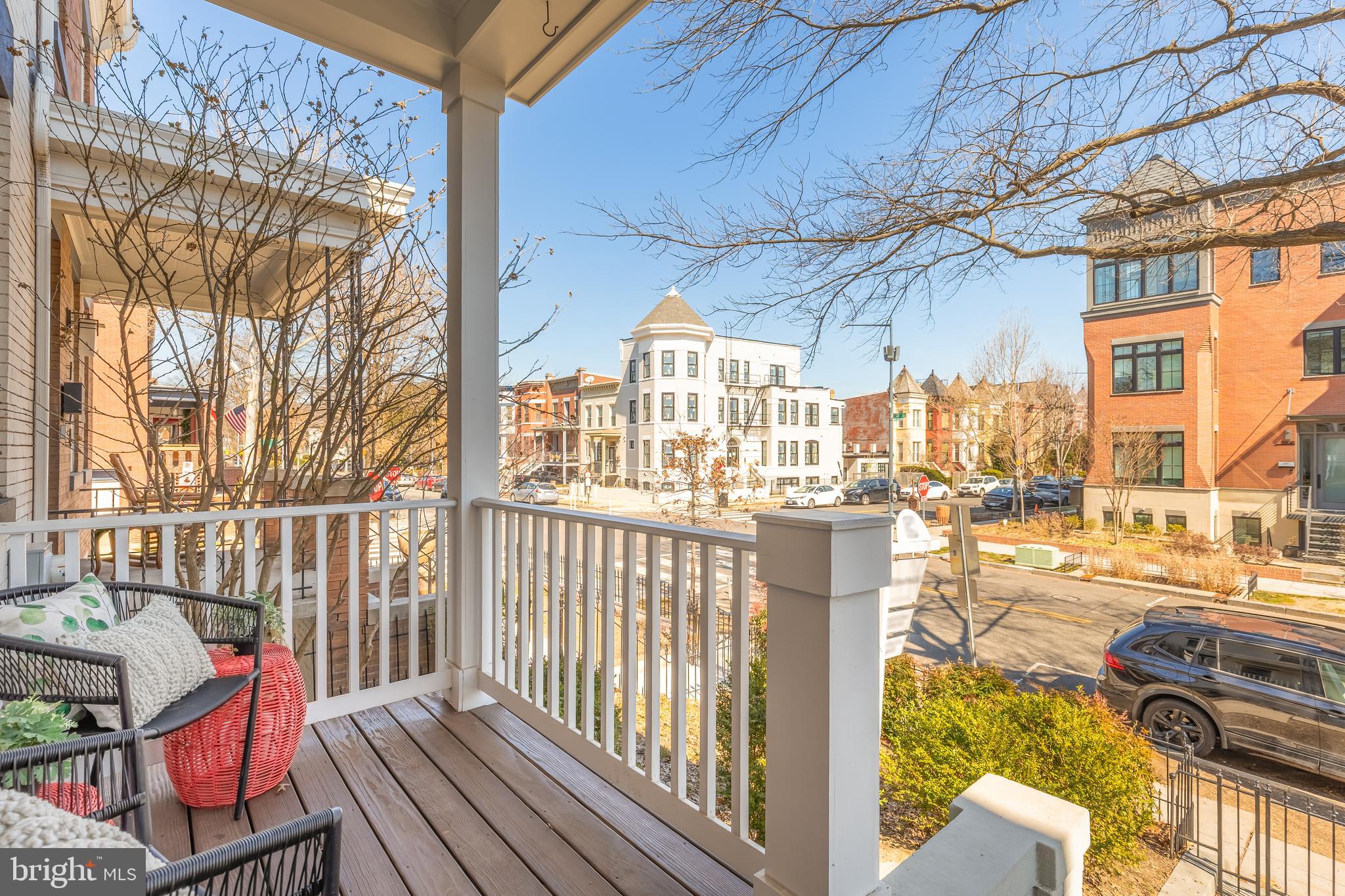 1722 2nd Street Northwest Washington, DC 20001 - Photo 32 of 33 a view of a balcony with chairs