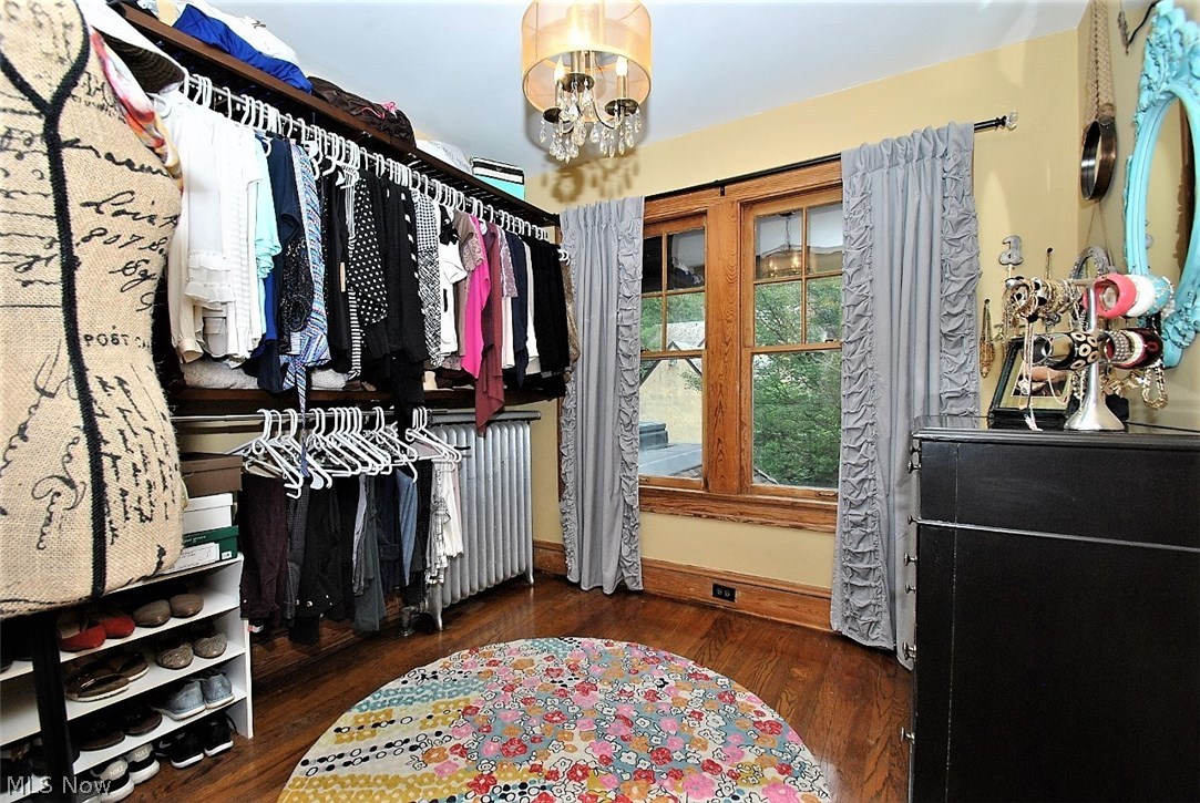 2570 Coventry Road Cleveland, OH 44120 - Photo 21 of 35 Bedroom 2 currently used as dressing room. Wood flooring and deep closet.