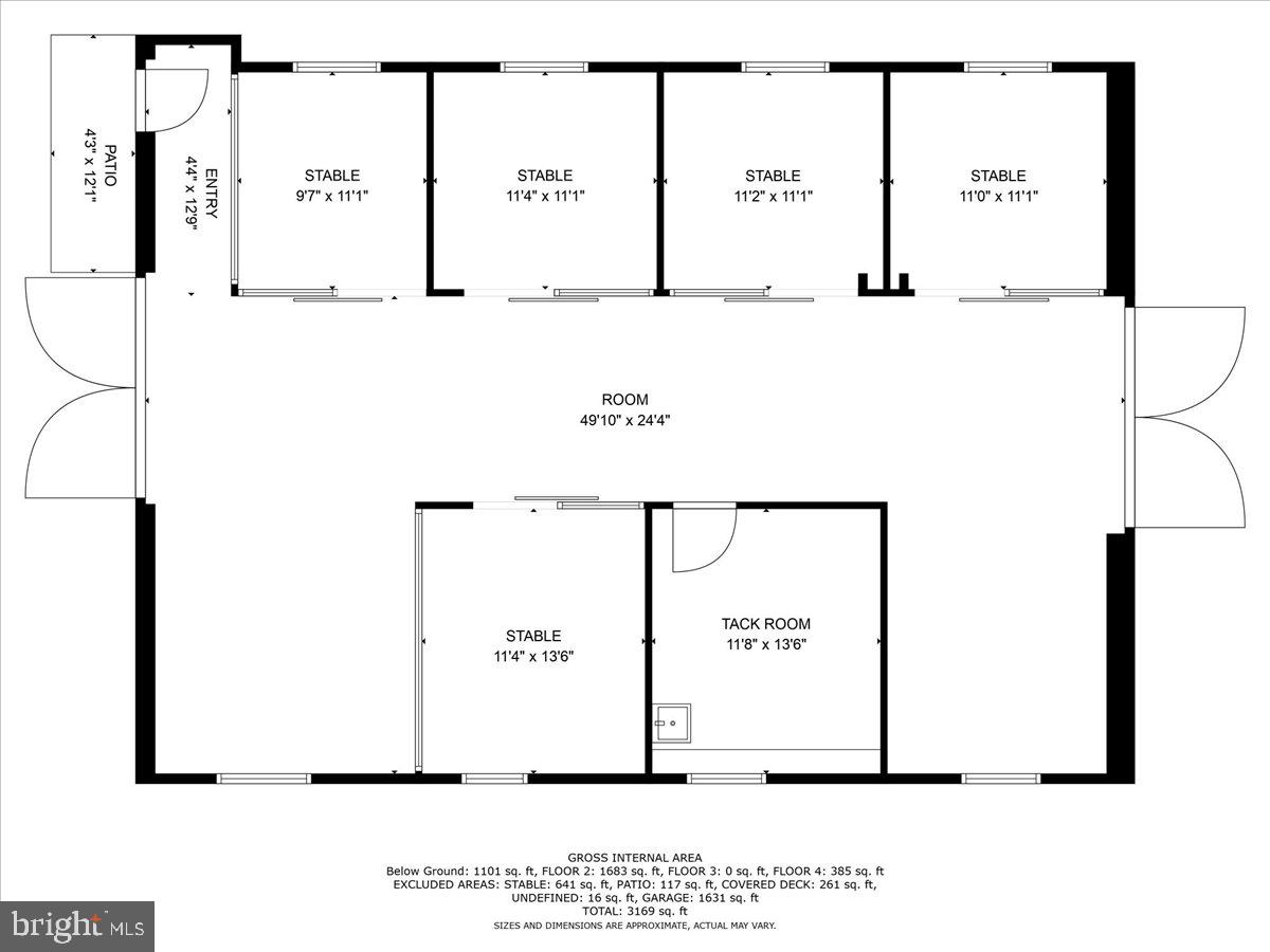 5751 Mountville Road Adamstown, MD 21710 - Photo 71 of 72 House barn w/5 stalls, tack, hay a& Ferrier area