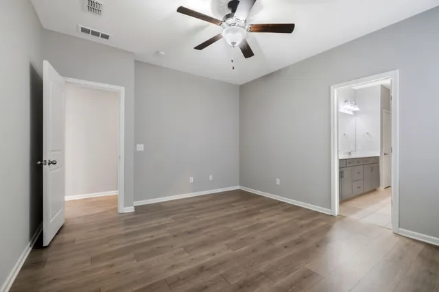 wooden floor in an empty room