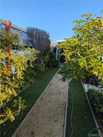a view of a garden