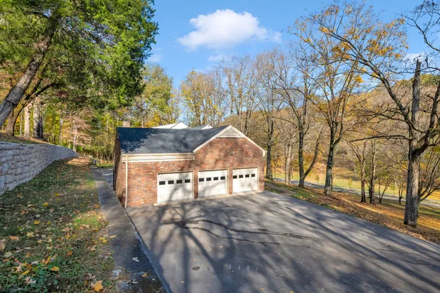 a view of yard with trees