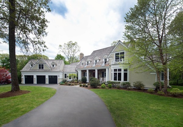 66 Arnold Road Wellesley, MA 02481 - Photo 13 of 13 a front view of house with yard and green space