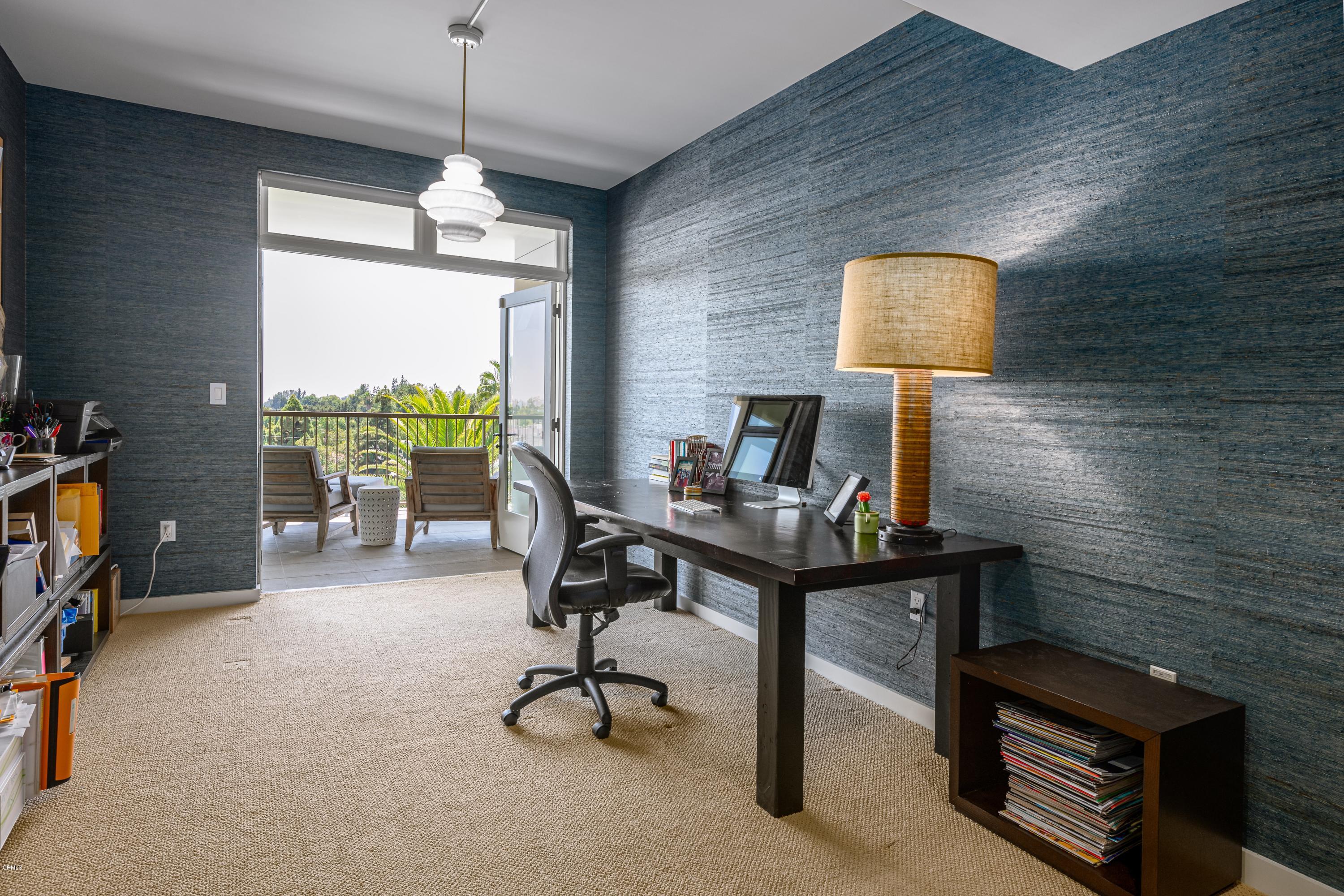 920 Granite Drive, Unit 509 Pasadena, CA 91101 - Photo 16 of 26 a view of a workspace with furniture and a window