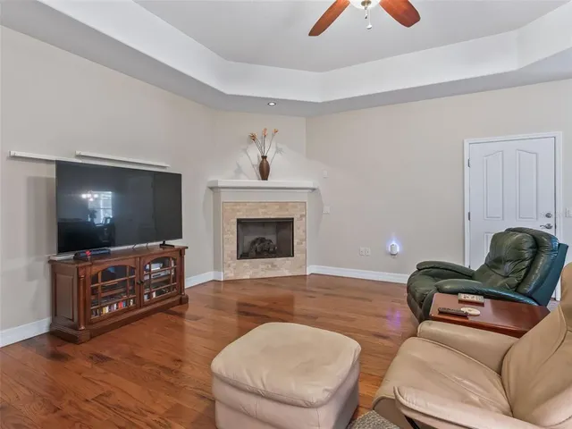 a kitchen with lots of counter top space and dining table