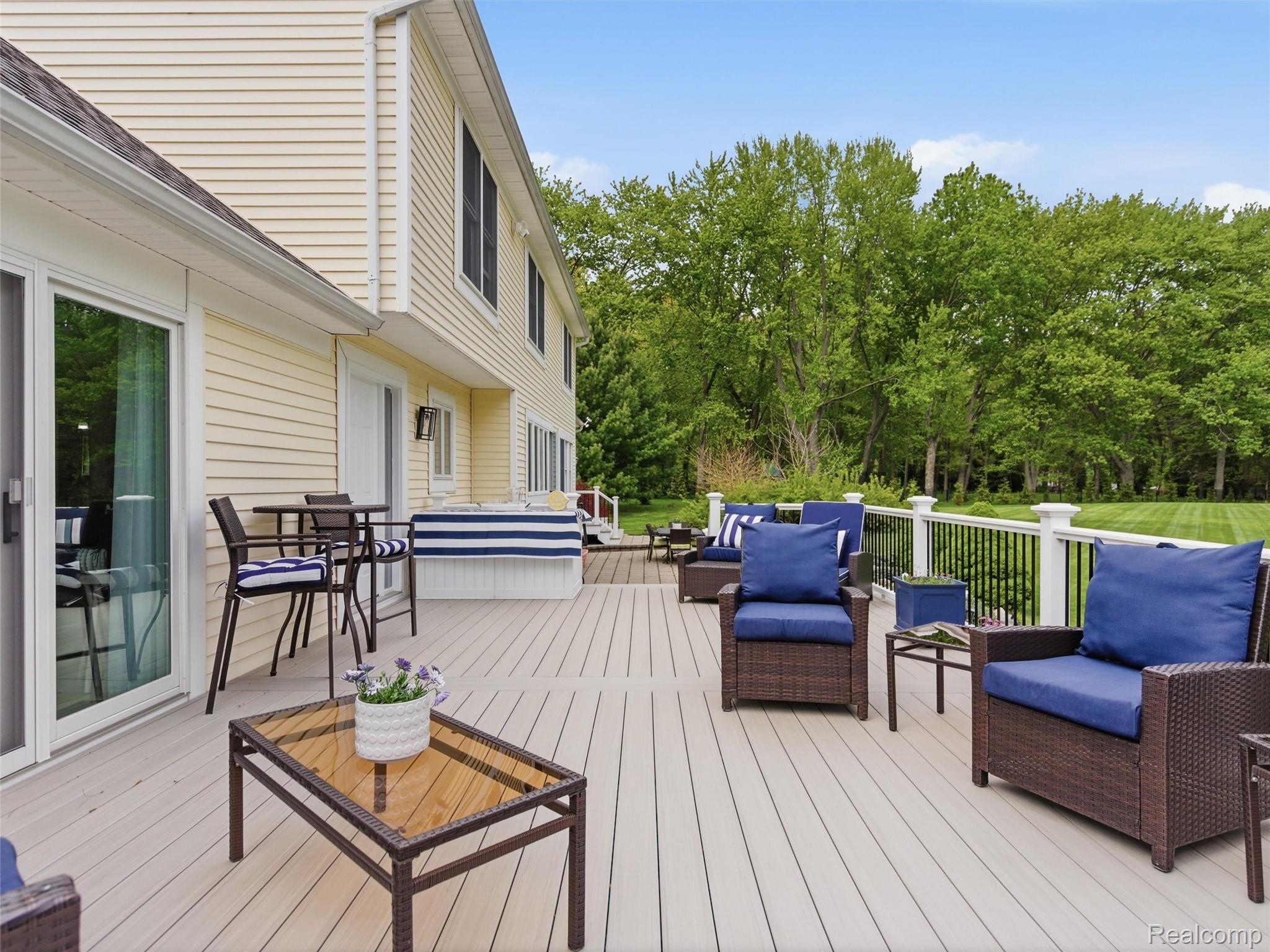 1185 Avon Circle West Rochester, MI 48309 - Photo 53 of 74 Large new trex deck perfect for relaxing