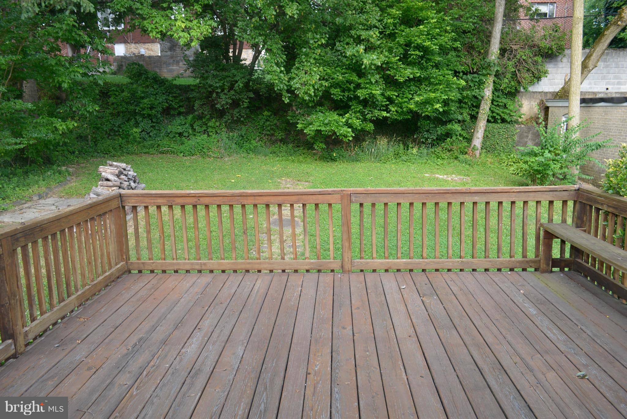 2317 Monticello Road Baltimore, MD 21216 - Photo 27 of 30 a view of deck with wooden floor and fence
