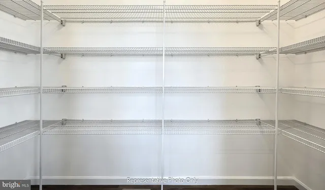 a view of a walk in closet