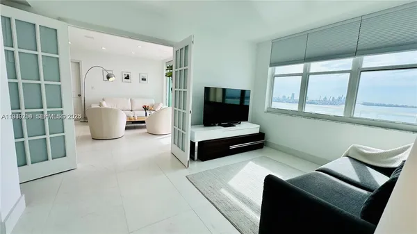 a view of a garden in the patio