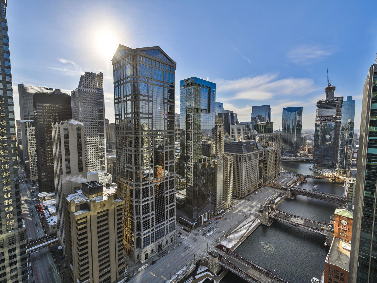 300 North State Street, Unit 4802 Chicago, IL 60654 - Photo 11 of 15 a view of a city with tall buildings