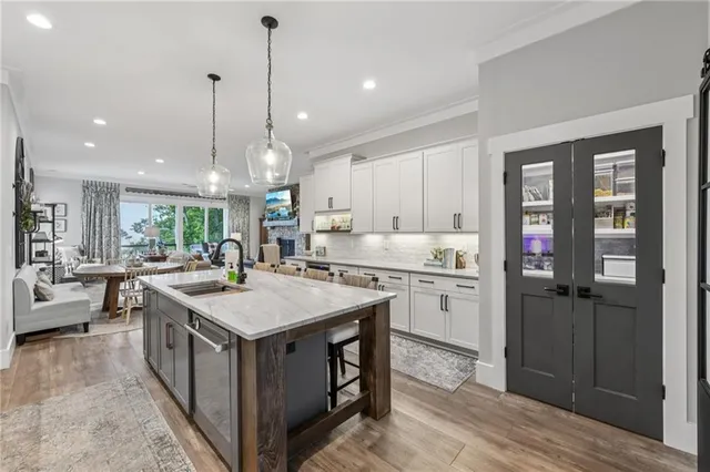 a room with gym equipment and equipment