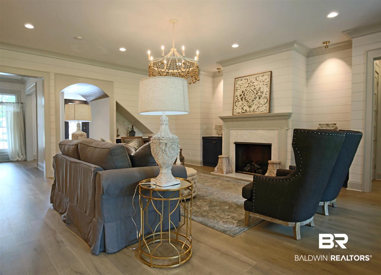 710 Cardamel Court Fairhope, AL 36532 - Photo 4 of 48 Built in shelves & gas fireplace.