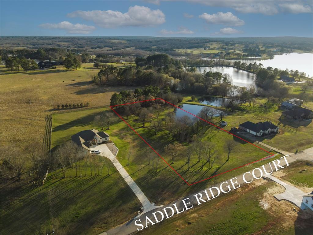 5455 Saddle Ridge Court Athens, TX 75752 - Photo 1 of 25 Birds eye view of property with a water view and a rural view