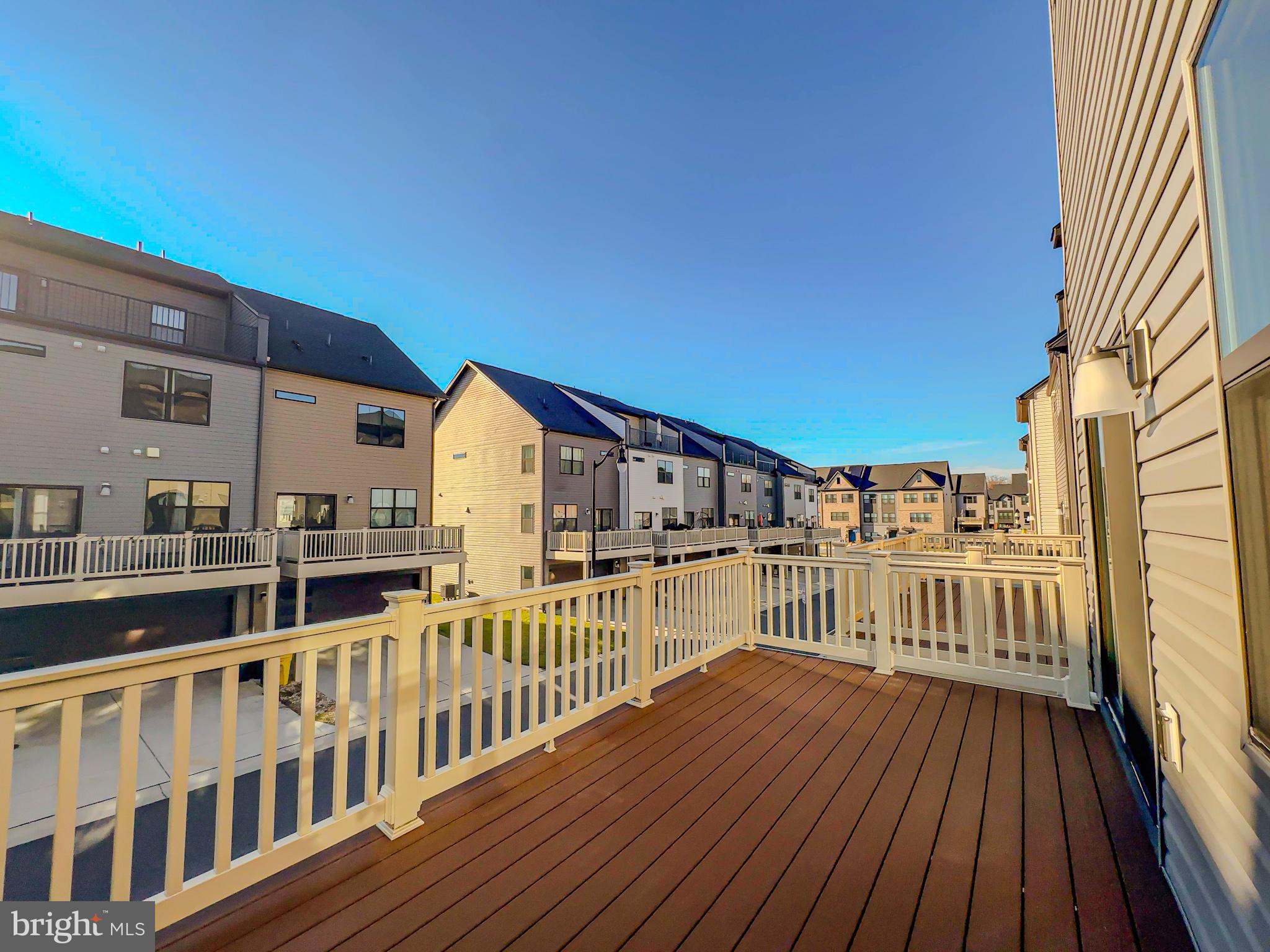 822 Teacher MItchell Road Glen Burnie, MD 21060 - Photo 50 of 53 a view of a balcony with wooden floor