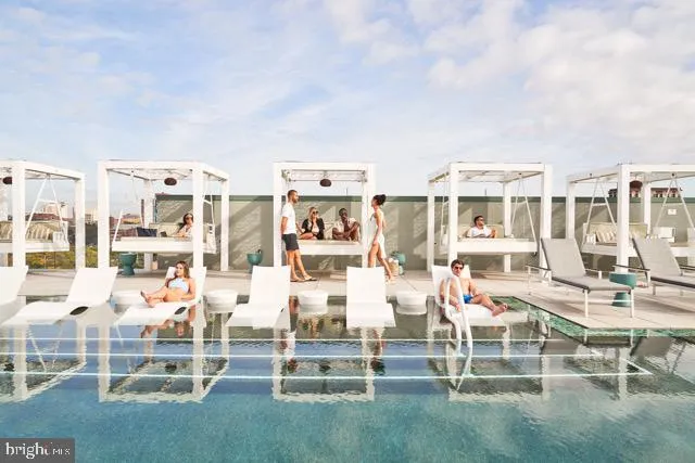 a view of a city with tall buildings