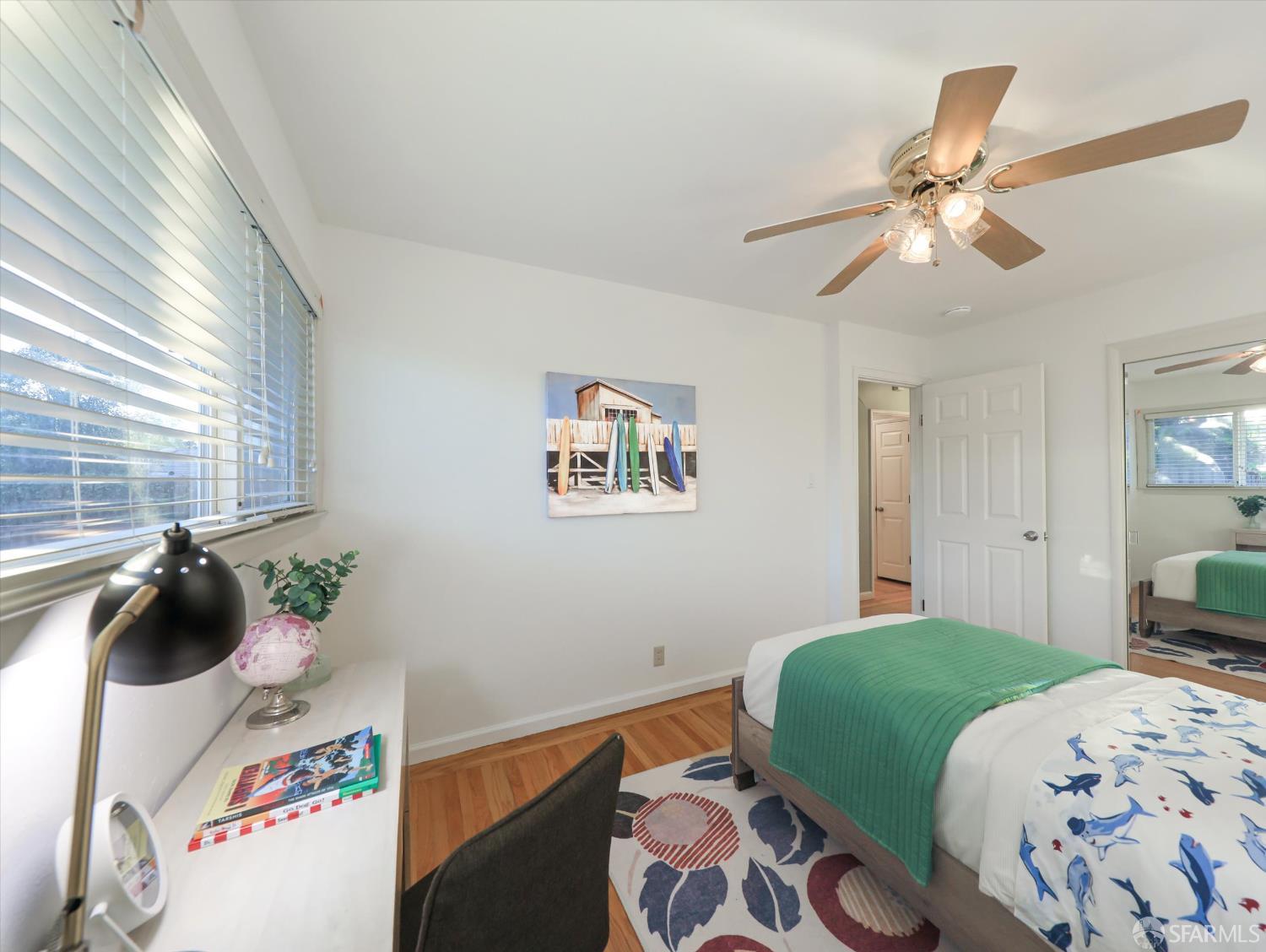 1773 Pinetree Court Concord, CA 94521 - Photo 22 of 37 a bedroom with a bed and a chandelier