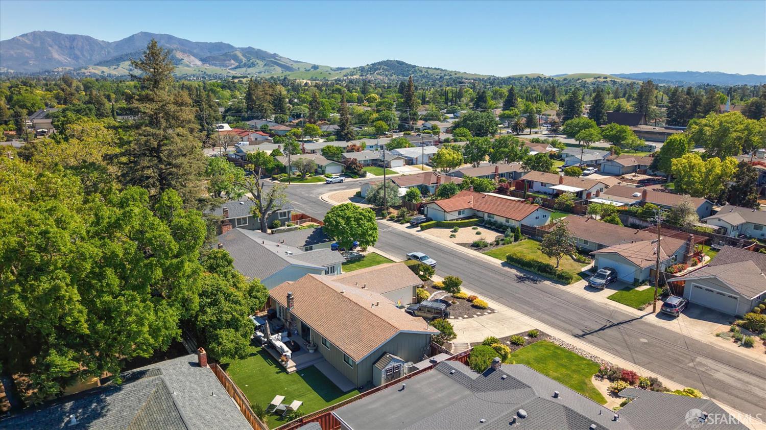 1773 Pinetree Court Concord, CA 94521 - Photo 34 of 37 an aerial view of residential house with an outdoor space