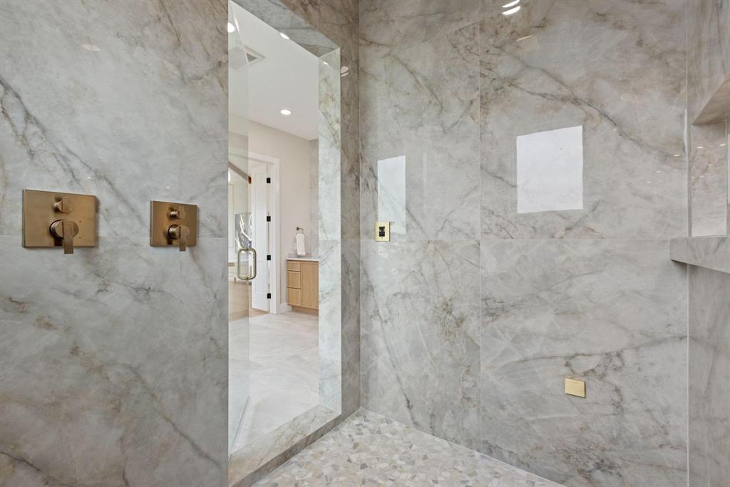 6505 County Road 1126B Godley, TX 76044 - Photo 21 of 39 Bathroom featuring a marble finish shower