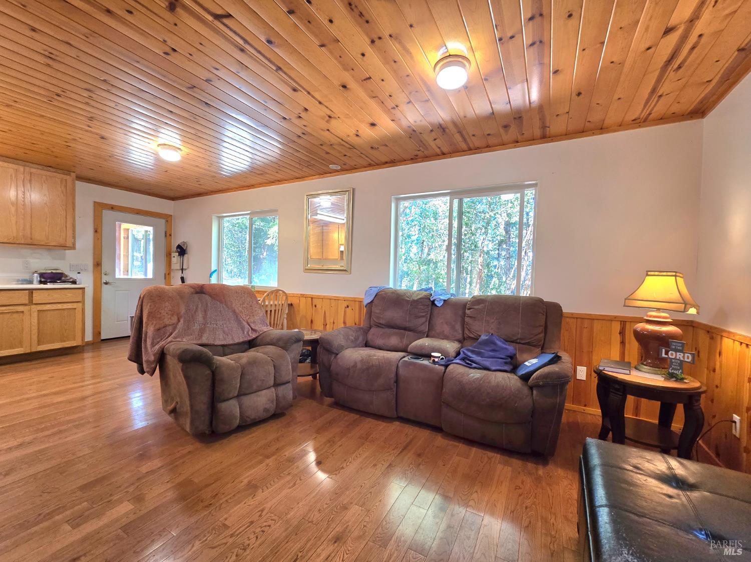 36193 Covelo Road Willits, CA 95490 - Photo 7 of 30 a living room with furniture and a wooden floor